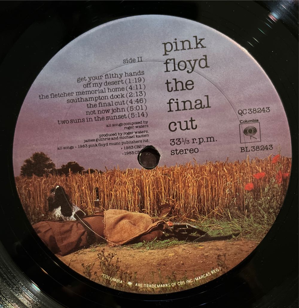 The Final Cut - Pink Floyd (12”) music collectible - Main Image 4