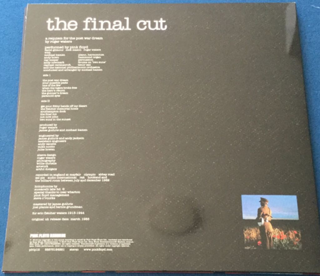 The Final Cut - Pink Floyd (12”) music collectible - Main Image 2