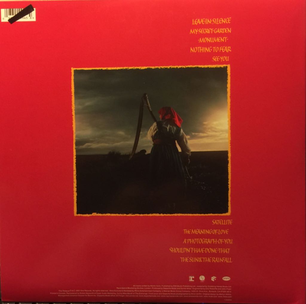 A Broken Frame - Depeche Mode (VinylDisc (vinyl CD) - 4055) music collectible [Barcode 093624994589] - Main Image 2