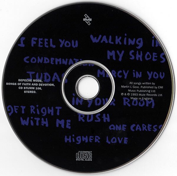 Songs Of Faith And Devotion - Depeche Mode (CD - 47) music collectible [Barcode 093624524328] - Main Image 4
