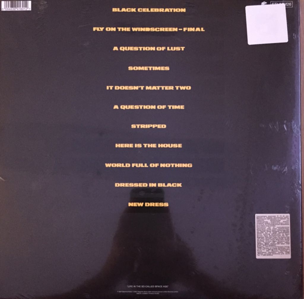 Black Celebration - Depeche Mode (12”) music collectible [Barcode 094638416012] - Main Image 2