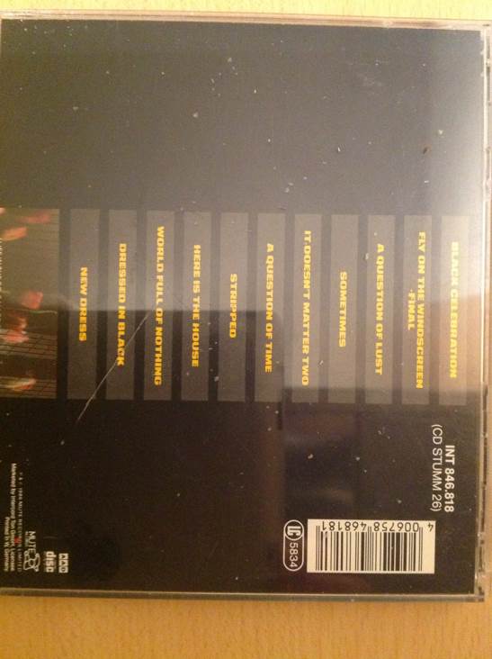 Black Celebration - Depeche Mode (MP3 - 55) music collectible [Barcode 4006758468181] - Main Image 2