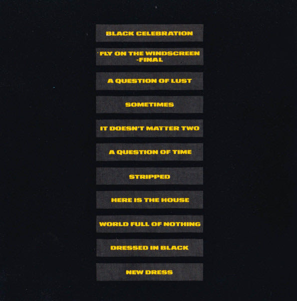 Black Celebration - Depeche Mode (MP3 - 55) music collectible [Barcode 4006758468181] - Main Image 4