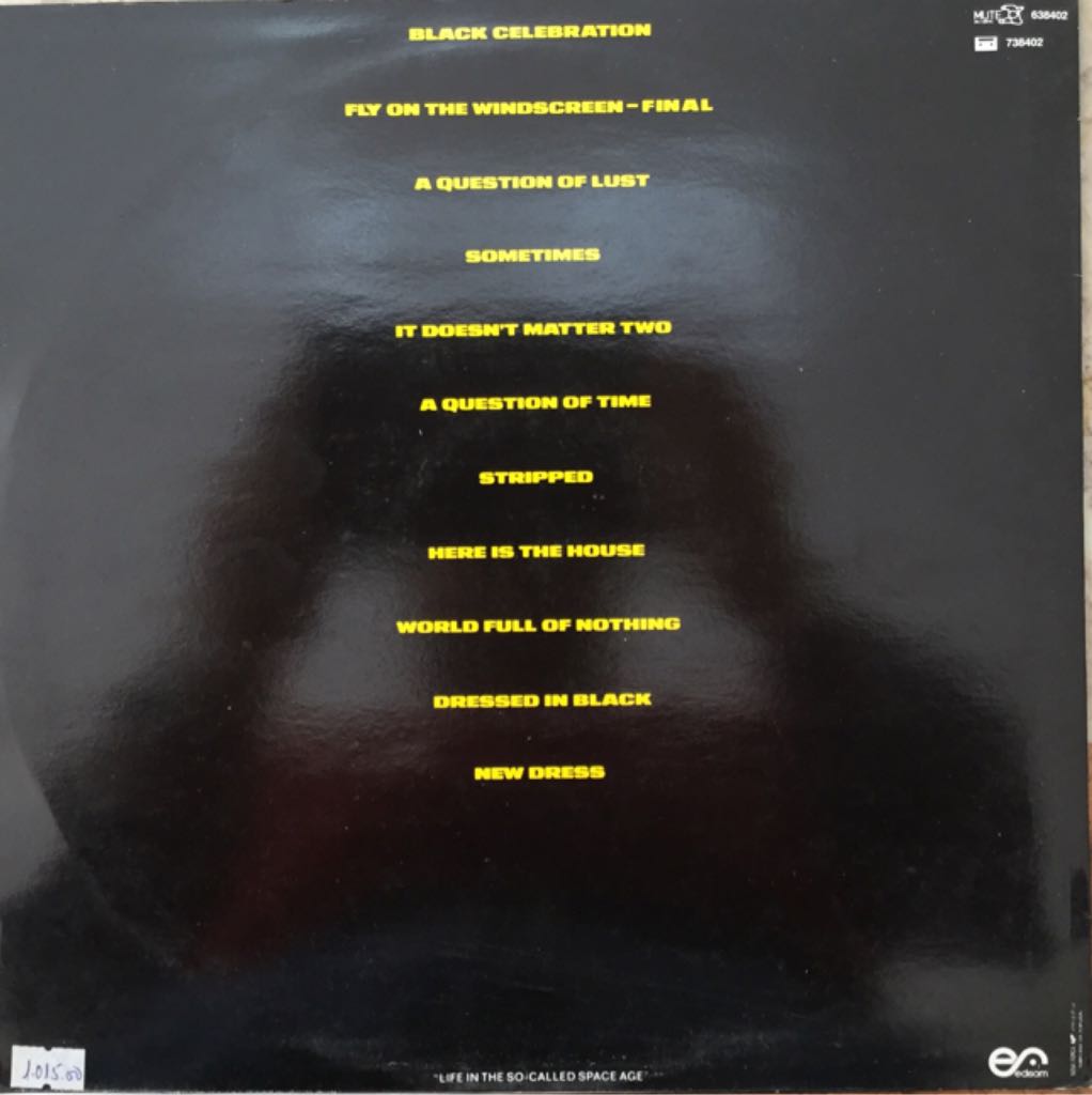 Black Celebration - Depeche Mode (12”) music collectible - Main Image 2