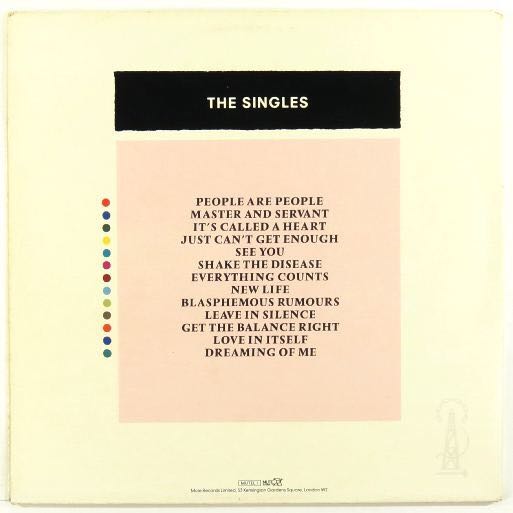 The Singles 81-85 - Depeche Mode (CD - 59) music collectible [Barcode 5016025620012] - Main Image 2