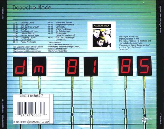 The Singles 81-85 - Depeche Mode (CD) music collectible [Barcode 724384671624] - Main Image 2