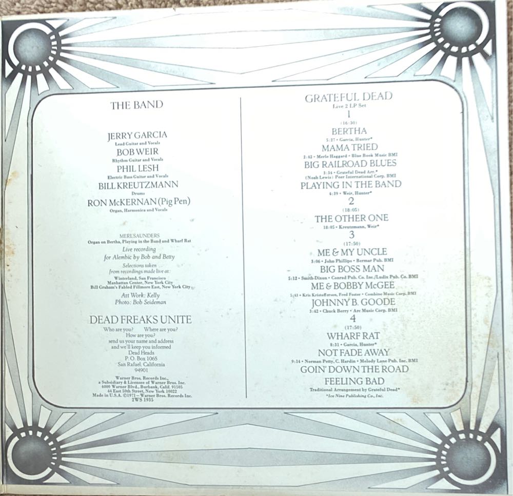 Grateful Dead - Grateful Dead (12”) music collectible - Main Image 4