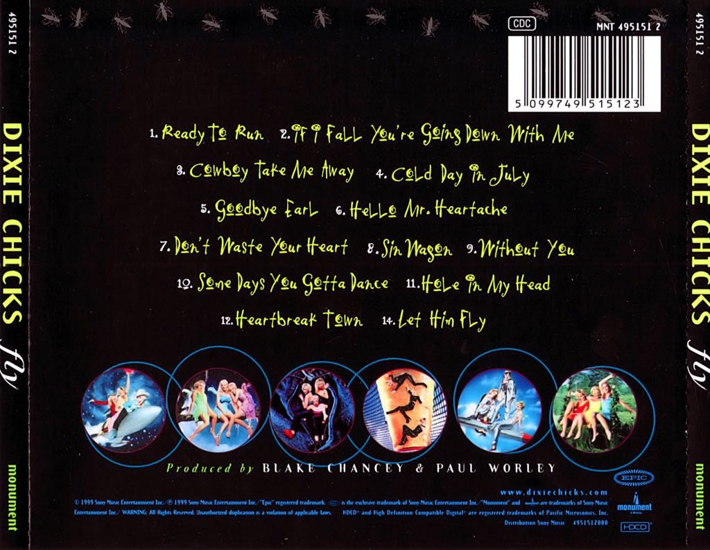 Fly - Dixie Chicks (CD-R) music collectible [Barcode 888837133623] - Main Image 2