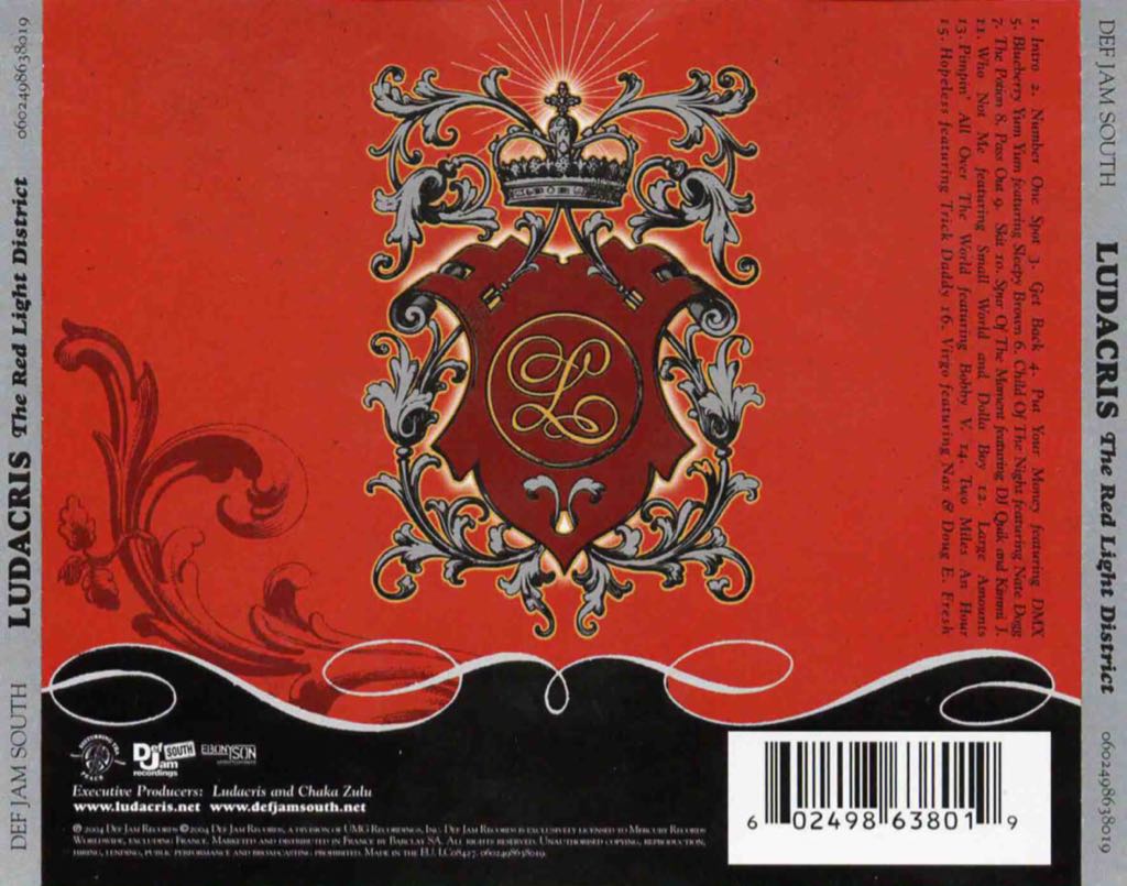 Ludacris: The Red Light District - Ludacris (CD - 65) music collectible - Main Image 2