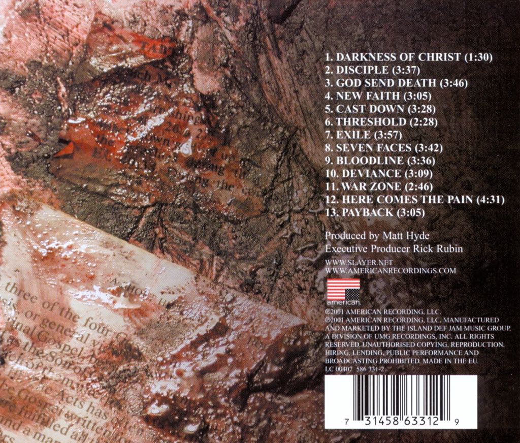 God Hates Us All - 085 - Slayer (CD) music collectible [Barcode 5051011603426] - Main Image 2