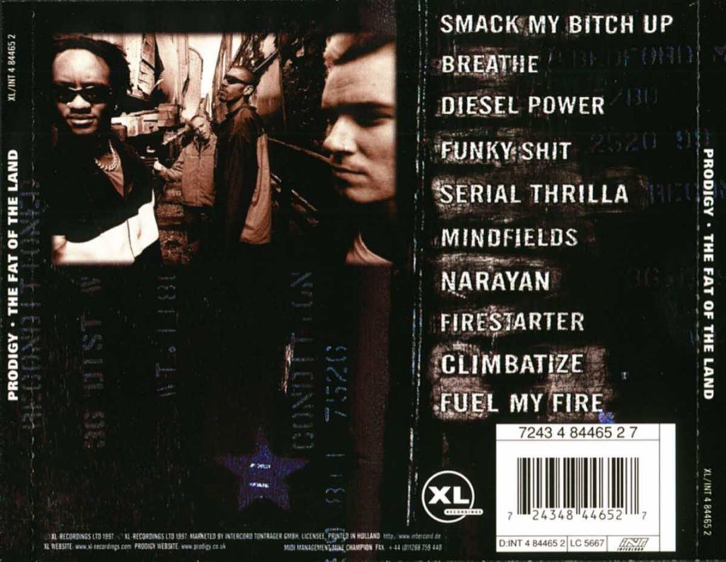 The Fat Of The Land - The Prodigy (CD - 57) music collectible [Barcode 634904012120] - Main Image 2
