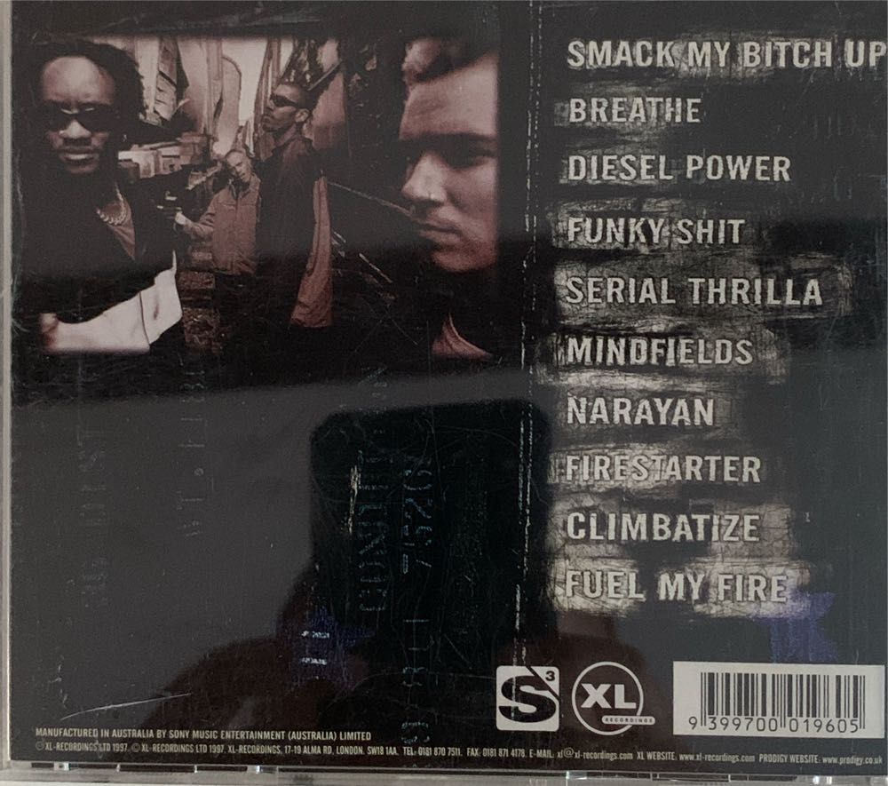 The Fat Of The Land - Prodigy, The (CD - 57) music collectible [Barcode 9399700019605] - Main Image 2