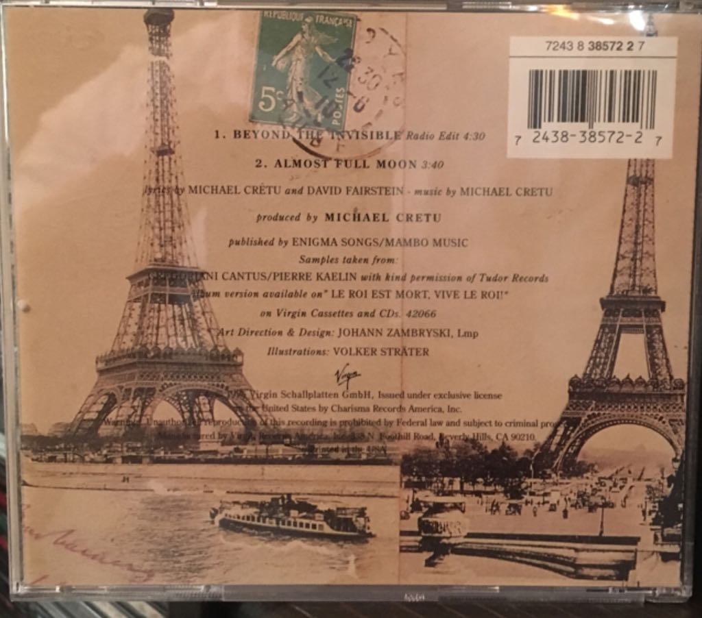 Beyond The Invisible - Enigma (CD) music collectible [Barcode 724383857227] - Main Image 2