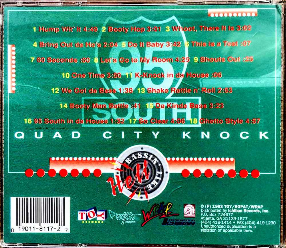 Quad City Knock - 95 South (CD) music collectible [Barcode 019011811727] - Main Image 2