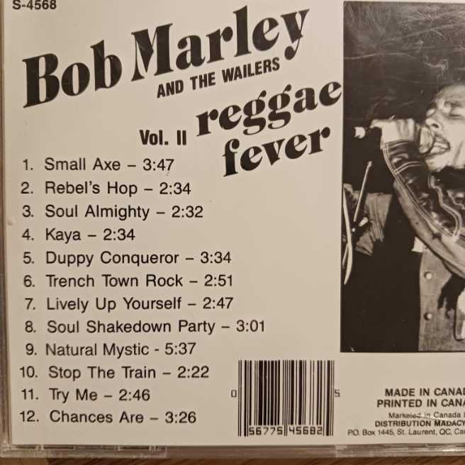 Reggae Fever - Vol. II - Marley, Bob & the Wailers (CD) music collectible [Barcode 056775456825] - Main Image 2