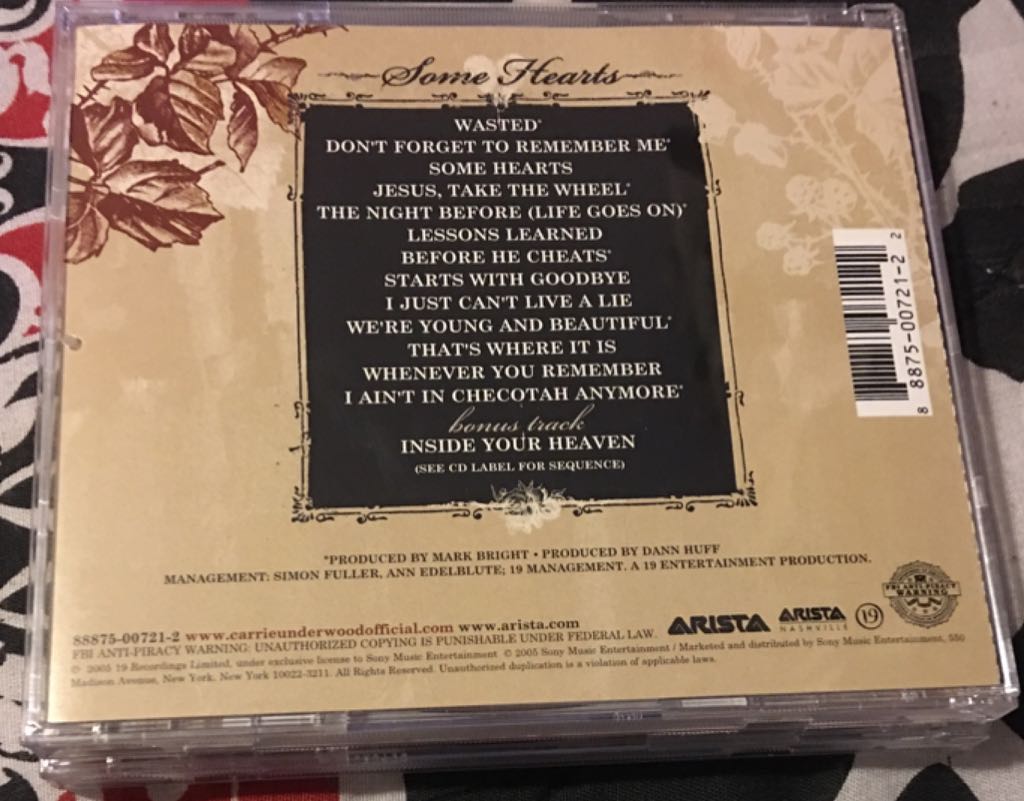 Some Hearts - Carrie Underwood music collectible - Main Image 2
