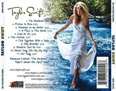 Taylor Swift - Taylor Swift (CD - 54) music collectible [Barcode 843930000791] - Main Image 2