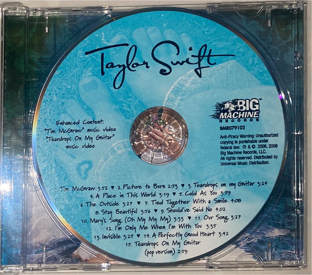 Taylor Swift - Taylor Swift (CD - 54) music collectible [Barcode 843930000791] - Main Image 3