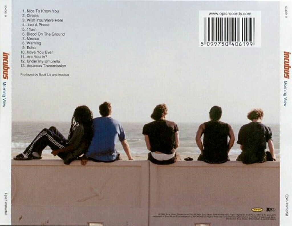 Morning View - Incubus (CD - 58) music collectible [Barcode 5099750406120] - Main Image 2