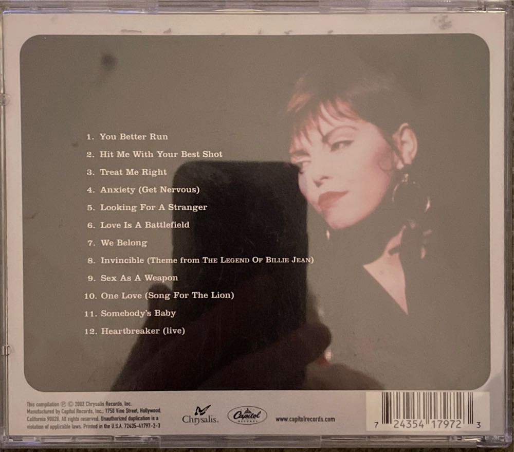 Pat Benatar - Pat Benatar (CD) music collectible [Barcode 724354179723] - Main Image 2