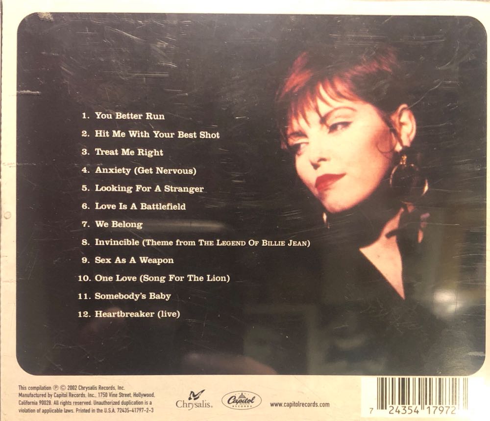 Pat Benatar - Pat Benatar (CD) music collectible [Barcode 724354179723] - Main Image 3