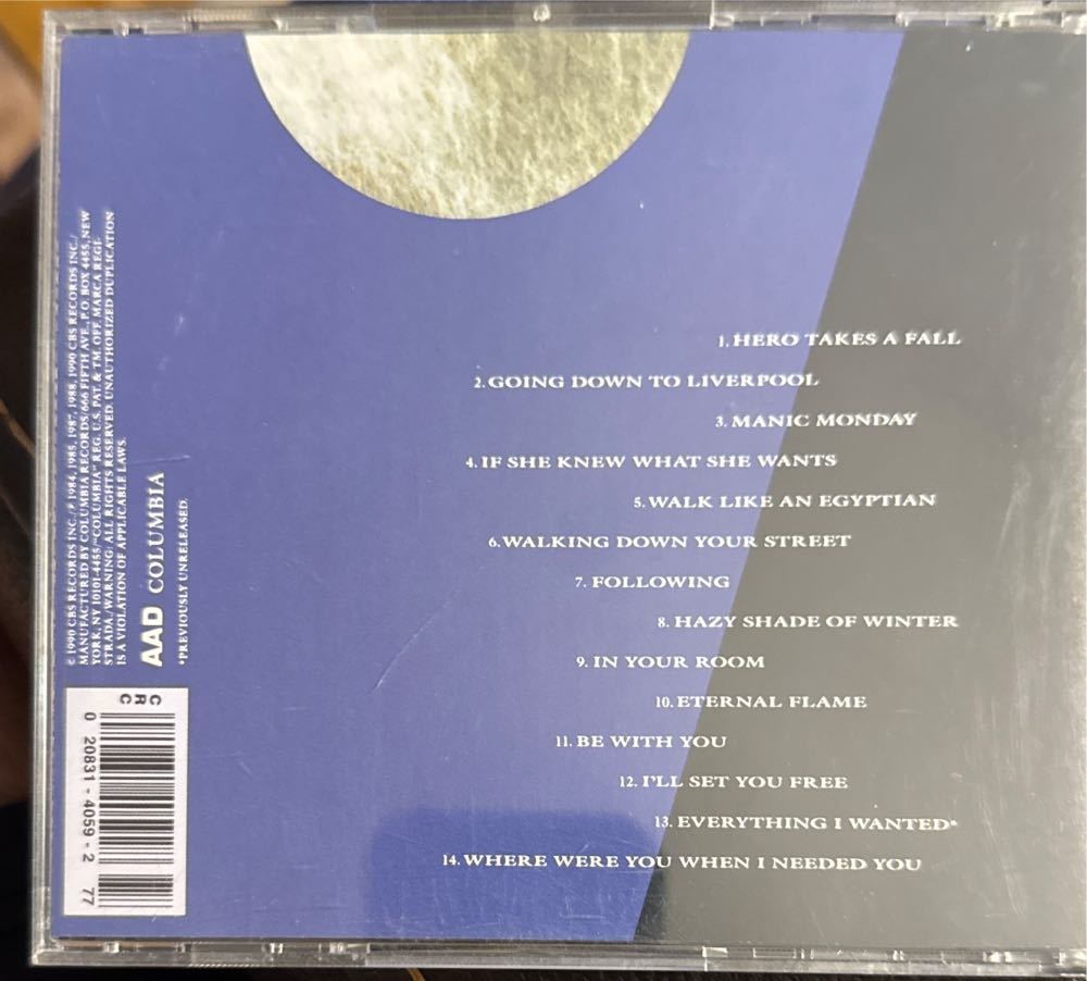 Compilation:  Hits - Bangles (CD) music collectible - Main Image 2