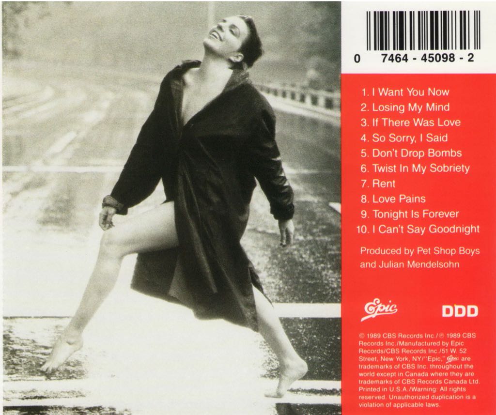 Results - Liza Minnelli (CD - 47) music collectible [Barcode 074644509823] - Main Image 2