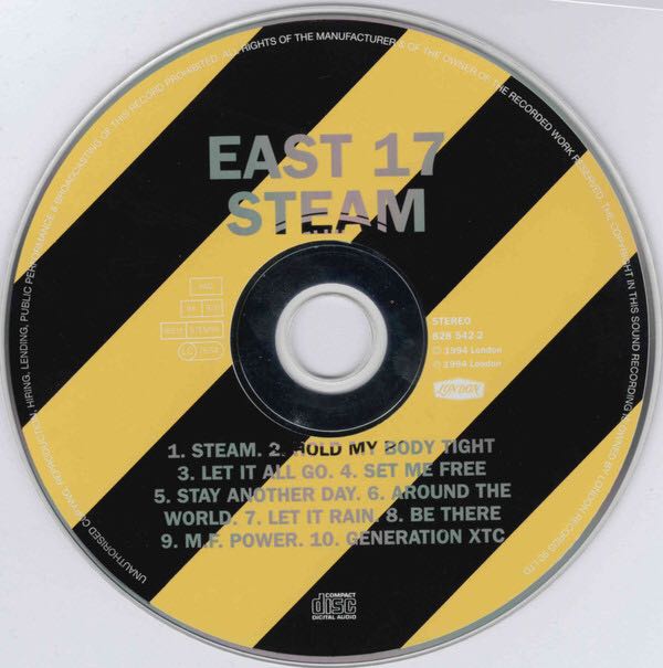 Steam - East 17 (CD - 41) music collectible [Barcode 042282854223] - Main Image 4