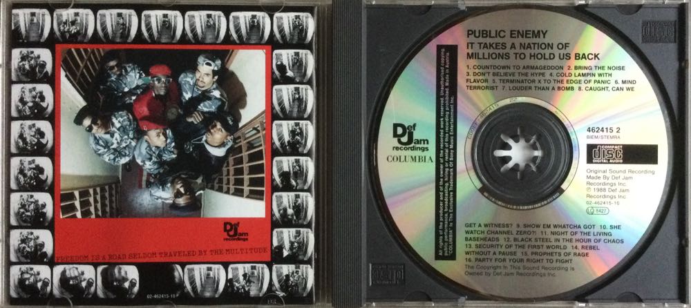 It takes a nation of millions to hold us back - Public Enemy (CD - 58) music collectible [Barcode 5099746241520] - Main Image 3