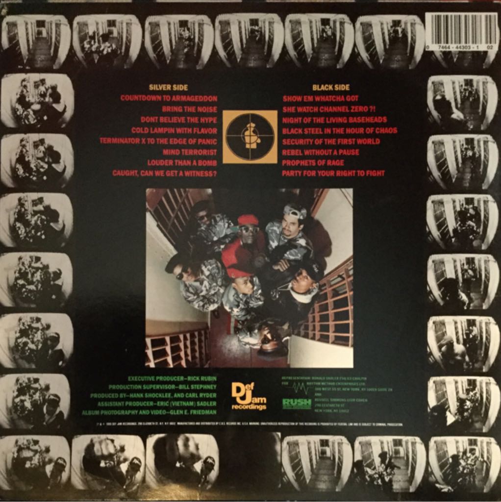 It Takes A Nation Of Millions To Hold Us Back - Public Enemy (12”) music collectible - Main Image 2