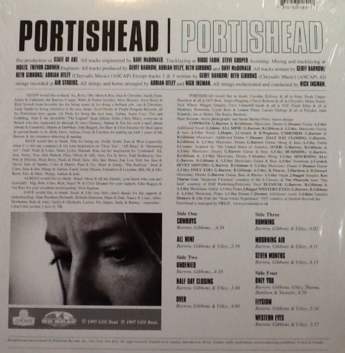 Portishead - Portishead (12” - 5030) music collectible [Barcode 731453918917] - Main Image 2