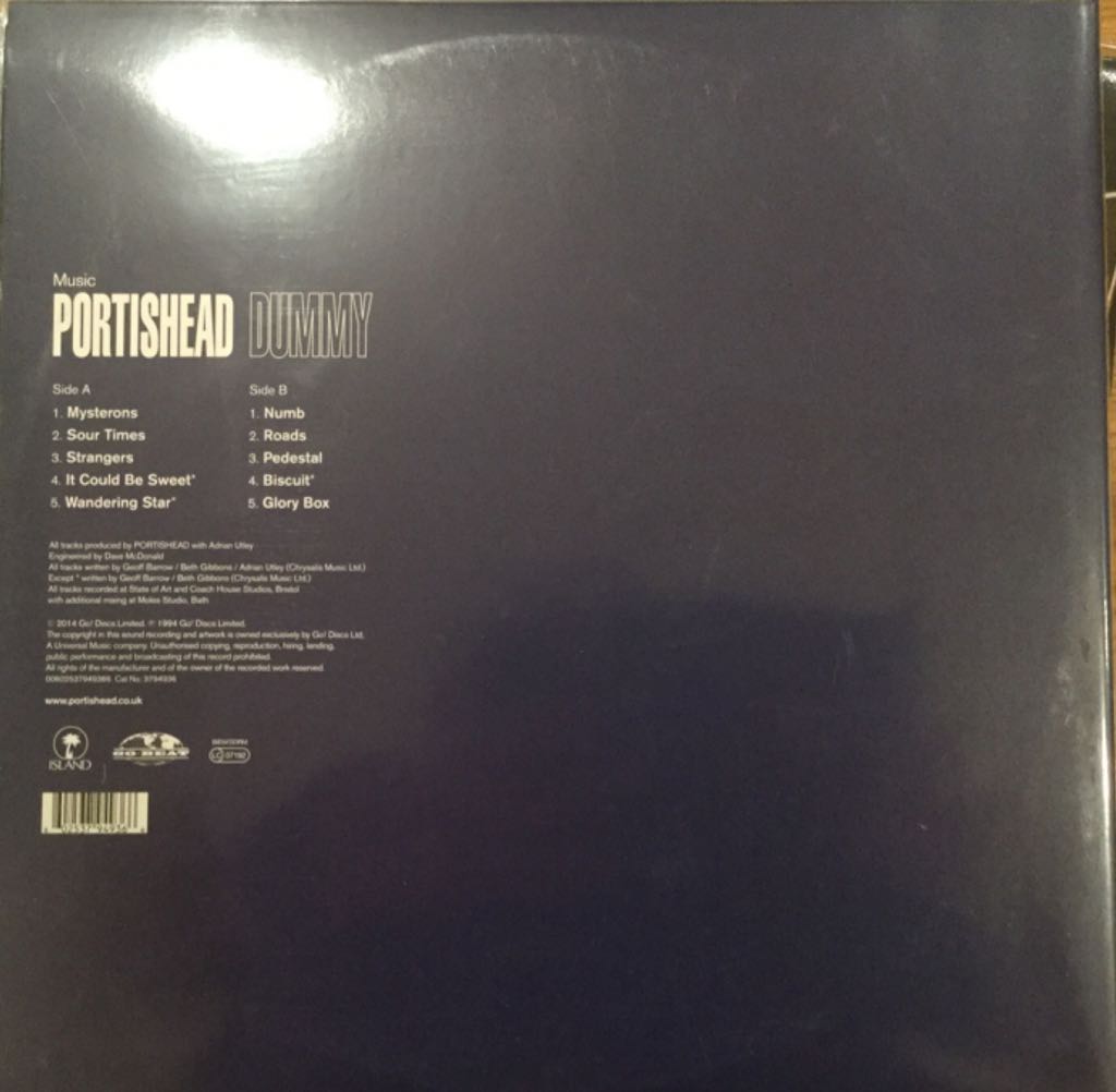 Dummy [20th Anniversary Edition] - Portishead (12” - 38) music collectible [Barcode 602537949366] - Main Image 2