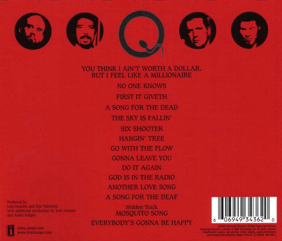 Songs For The Deaf - Queens Of The Stone Age (CD) music collectible [Barcode 606949343521] - Main Image 2