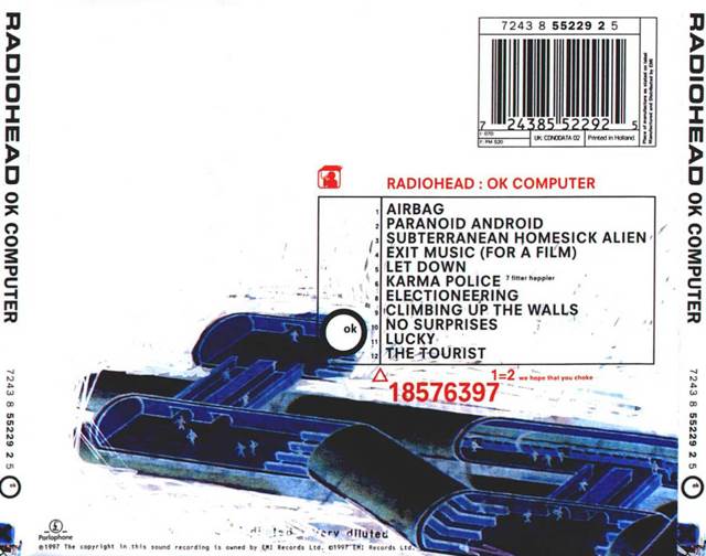 OK Computer - Radiohead (CD) music collectible [Barcode 5099969362323] - Main Image 2