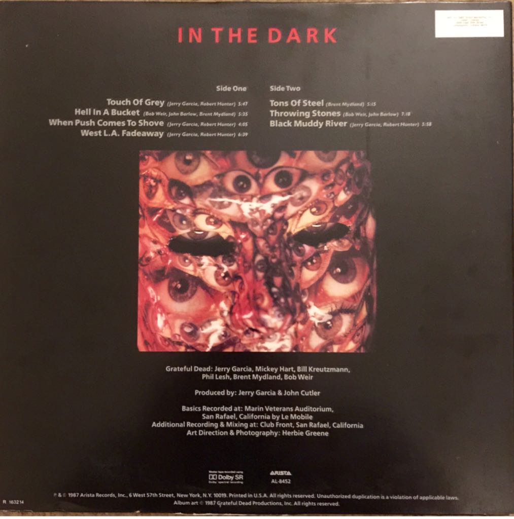 In The Dark - The Greatful Dead (12”) music collectible [Barcode 078221845212] - Main Image 2