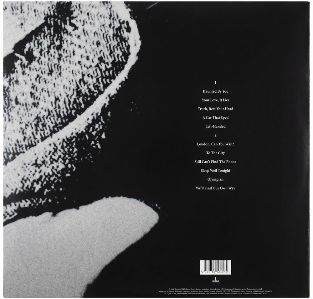 Olympian - Gene (12”) music collectible [Barcode 5020667010124] - Main Image 2