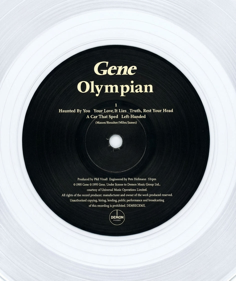 Olympian - Gene (12”) music collectible [Barcode 5020667010124] - Main Image 3