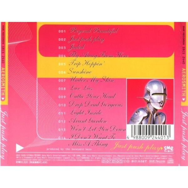 Just Push Play - Aerosmith (CD - 54) music collectible [Barcode 886972662428] - Main Image 2