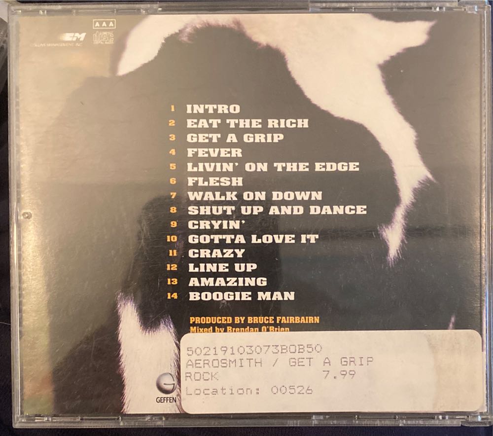 Get A Grip - Aerosmith (MP3 - 62) music collectible [Barcode 2064244442] - Main Image 2