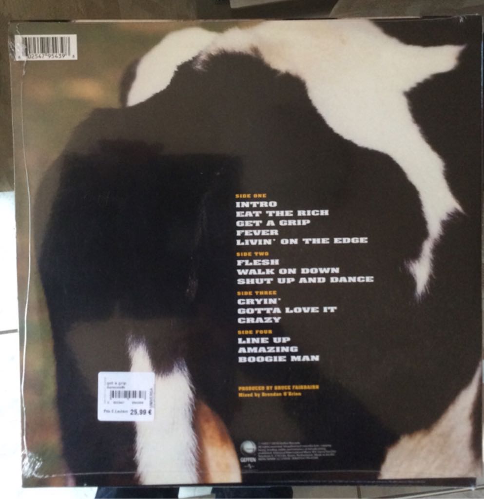 Get A Grip - Aerosmith (Cassette - 62) music collectible [Barcode 602547954398] - Main Image 2