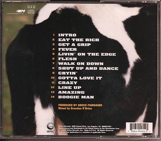 Get A Grip - Aerosmith (CD - 63) music collectible [Barcode 720642445525] - Main Image 2