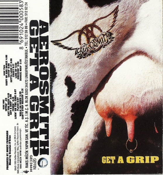 Get A Grip - Aerosmith (Cassette) music collectible [Barcode 720642445549] - Main Image 2