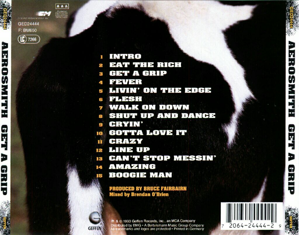 Get A Grip - Aerosmith (CD - 62:07) music collectible - Main Image 2