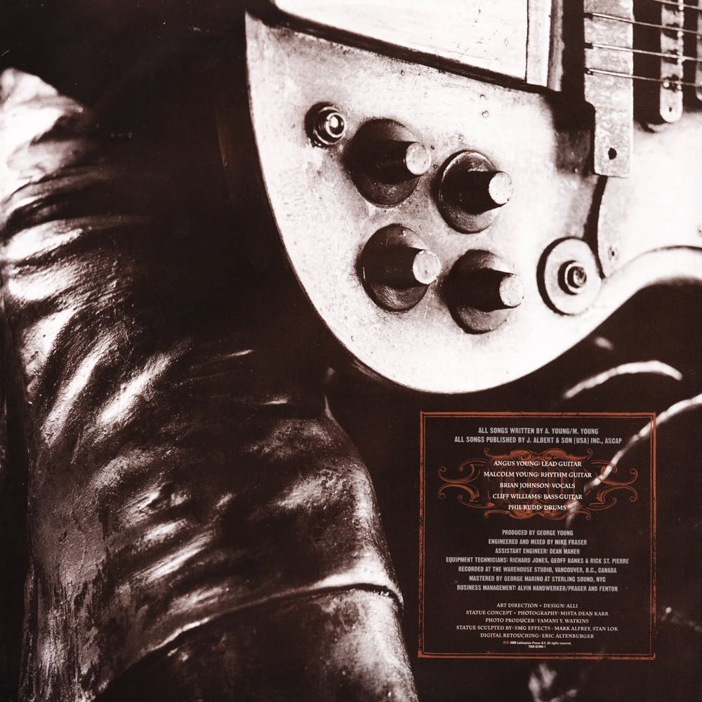 Stiff Upper Lip - AC/DC (CD - 47:03) music collectible [Barcode 075596249423] - Main Image 4