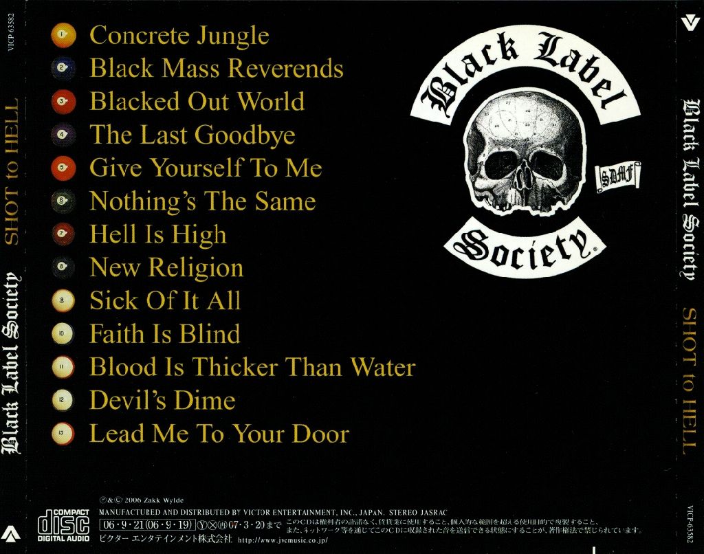 Shot To Hell - Black Label Society (CD) music collectible [Barcode 7898181123648] - Main Image 2
