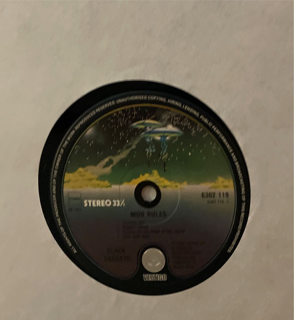 Mob Rules - Black Sabbath (12”) music collectible - Main Image 3