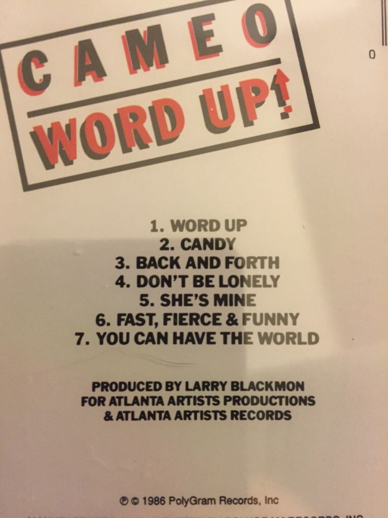 Word Up! - Cameo (CD - 35) music collectible [Barcode 042283026520] - Main Image 2