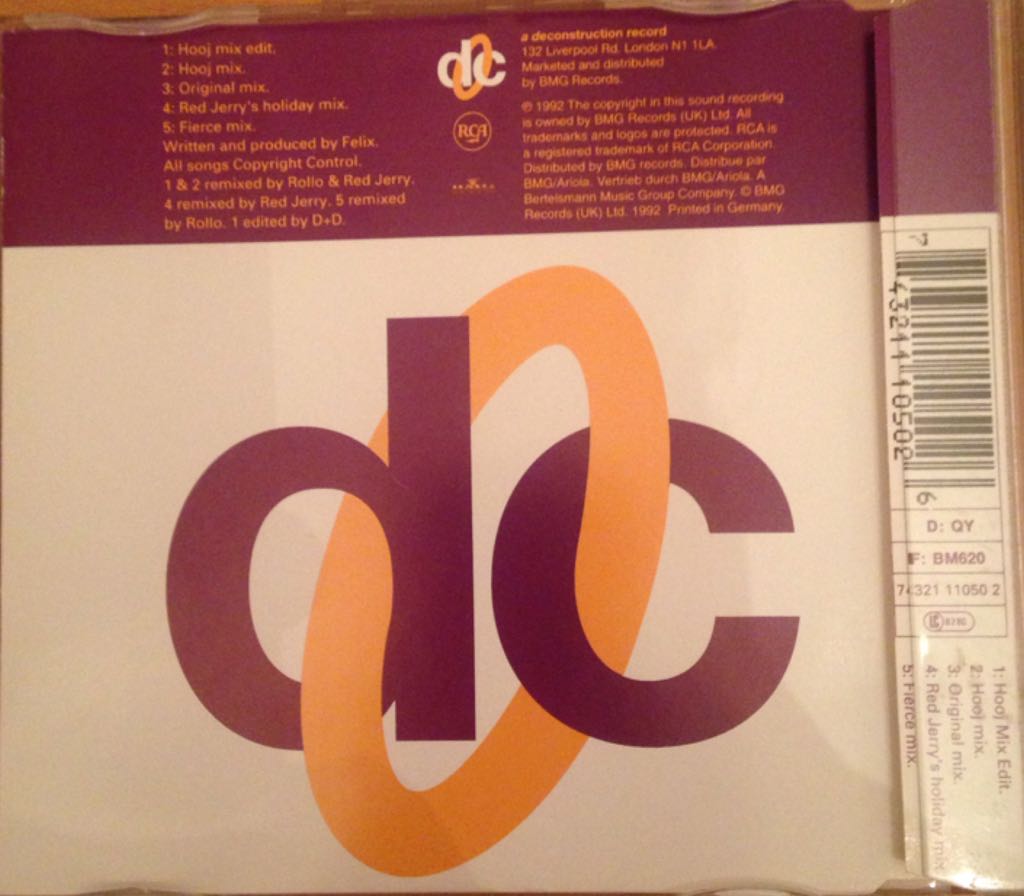 Dont You Want Me? - Felix (CD - 24) music collectible [Barcode 743211105026] - Main Image 2