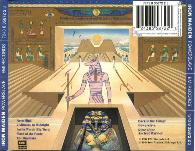 #05 Powerslave - Iron Maiden (CD - 50) music collectible [Barcode 602923013121] - Main Image 2