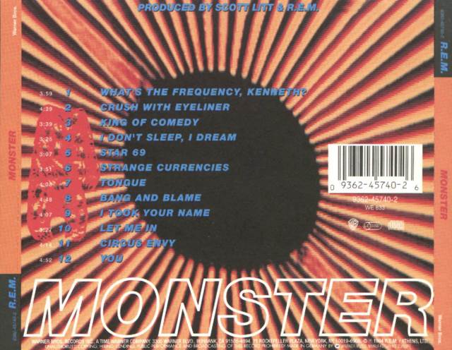 Monster - R.E.M. (12” - 4915) music collectible - Main Image 2